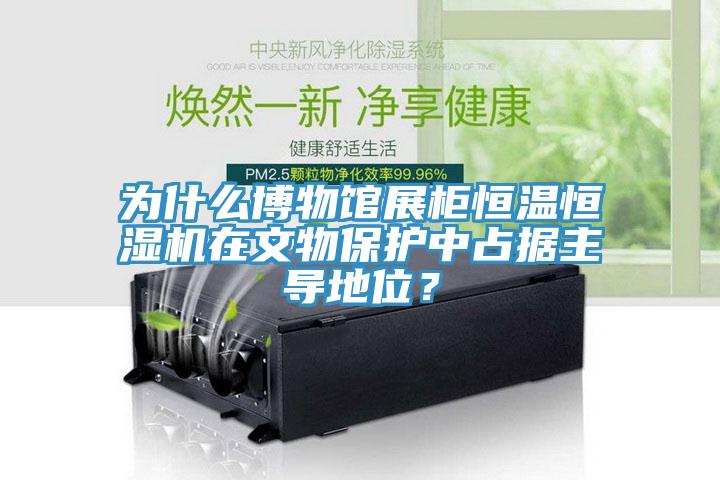 為什么博物館展柜恒溫恒濕機在文物保護中占據主導地位？