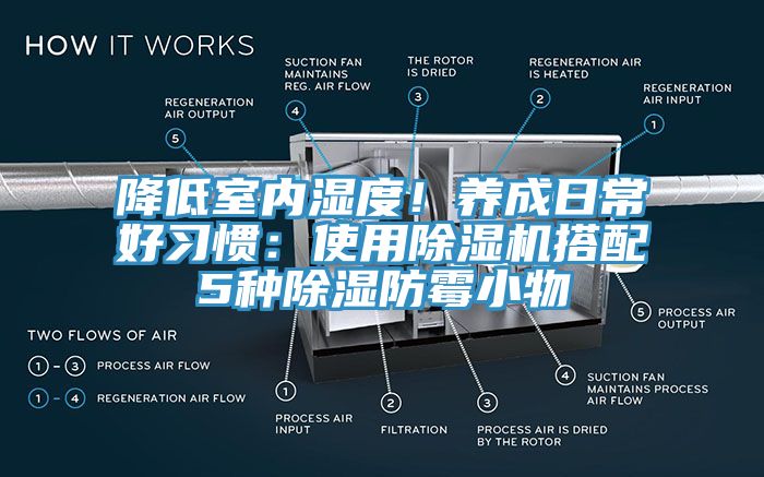 降低室內濕度！養成日常好習慣：使用除濕機搭配5種除濕防霉小物