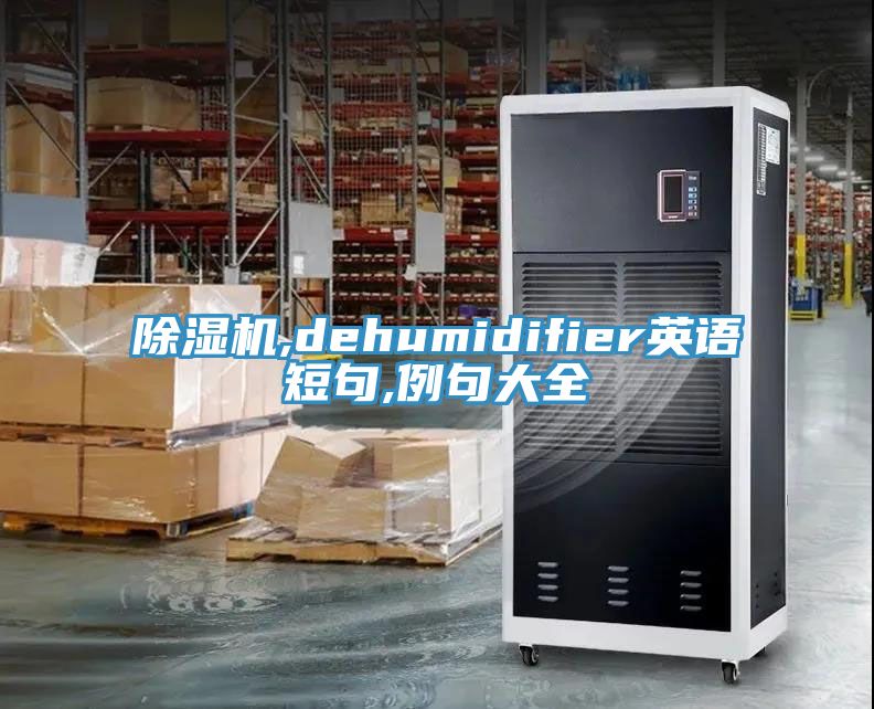 除濕機,dehumidifier英語短句,例句大全