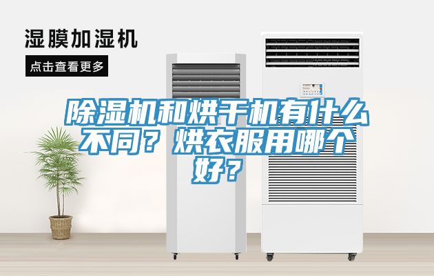 除濕機和烘干機有什么不同？烘衣服用哪個好？